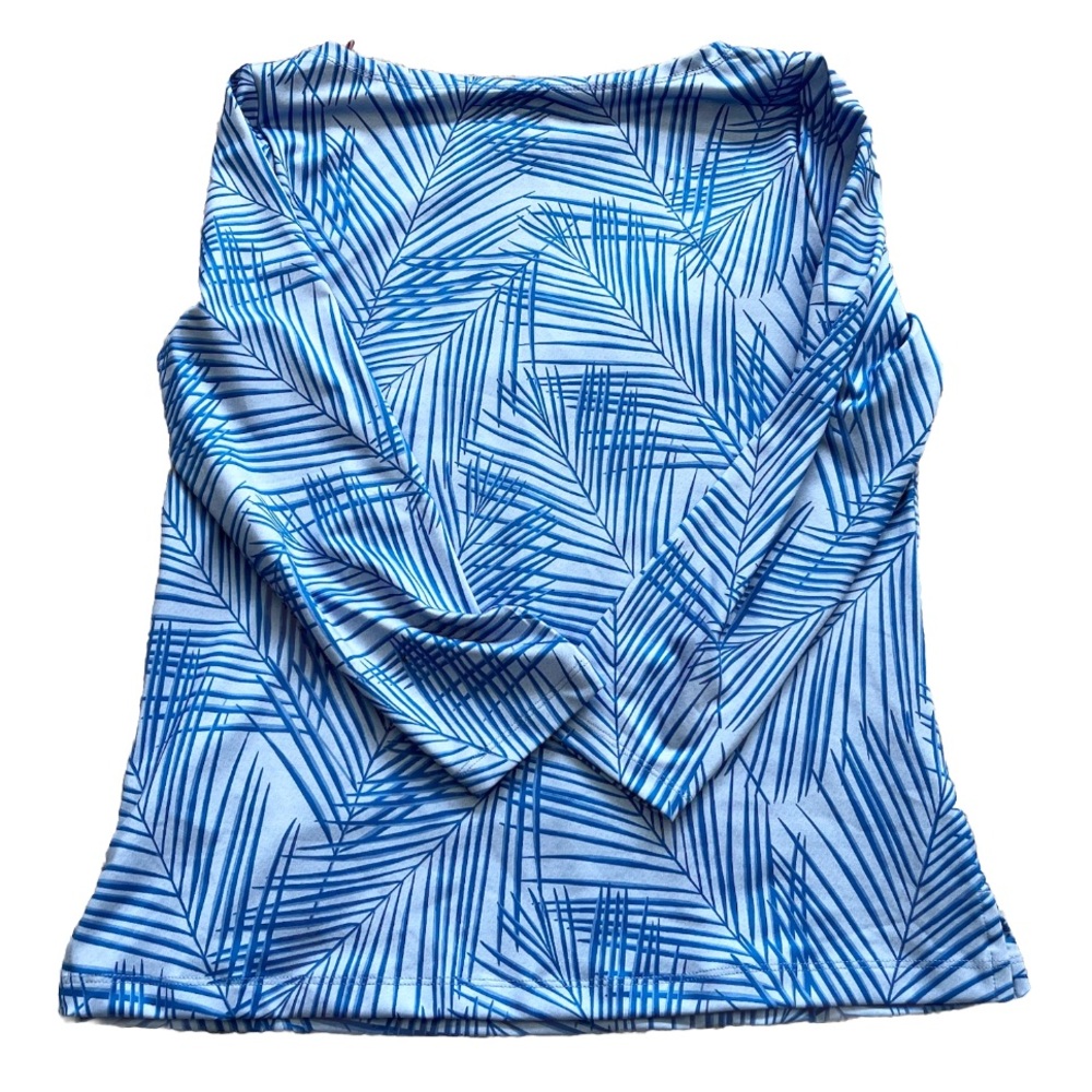 VINEYARD VINES NWT PRINTED SANKATY SIMPLE BOATNECK TOP SIZE MEDIUM VACATION - Picture 2 of 5